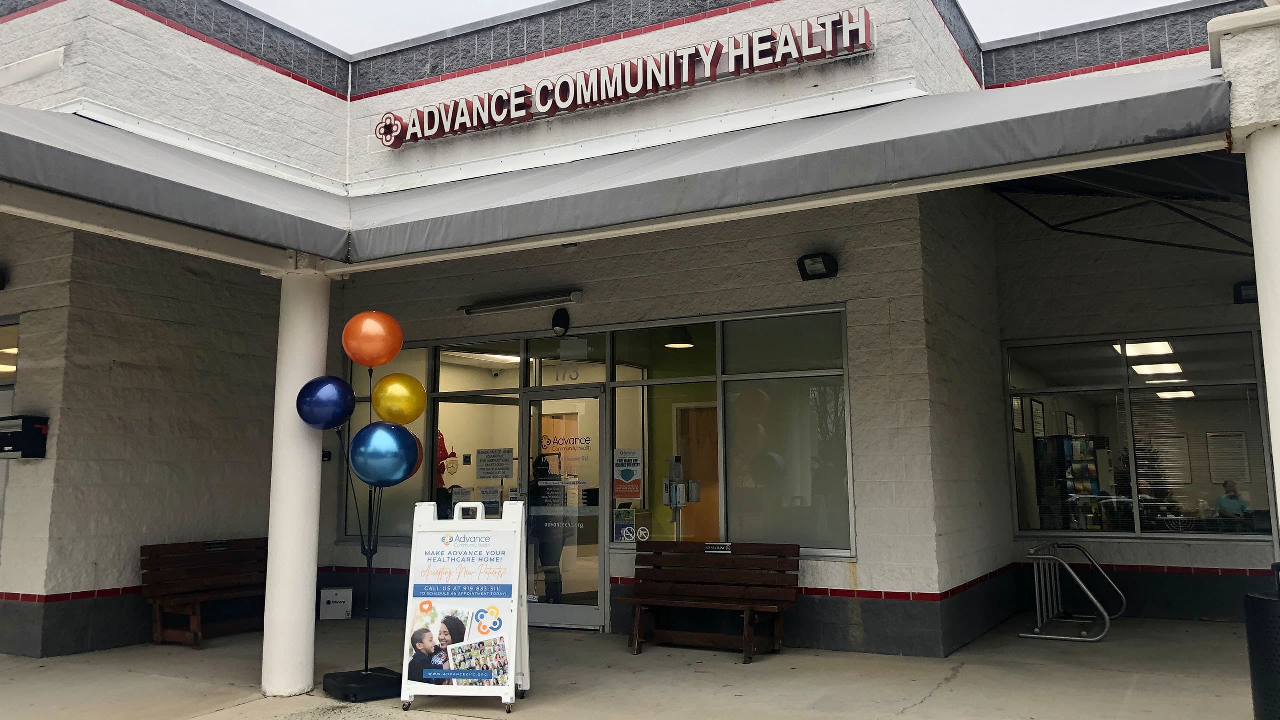 Advance Community Health Cary building and plaza